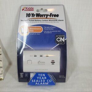 Kidde 10 Yr Worry Free Sealed Battery Carbon Monoxide Alarm NIB